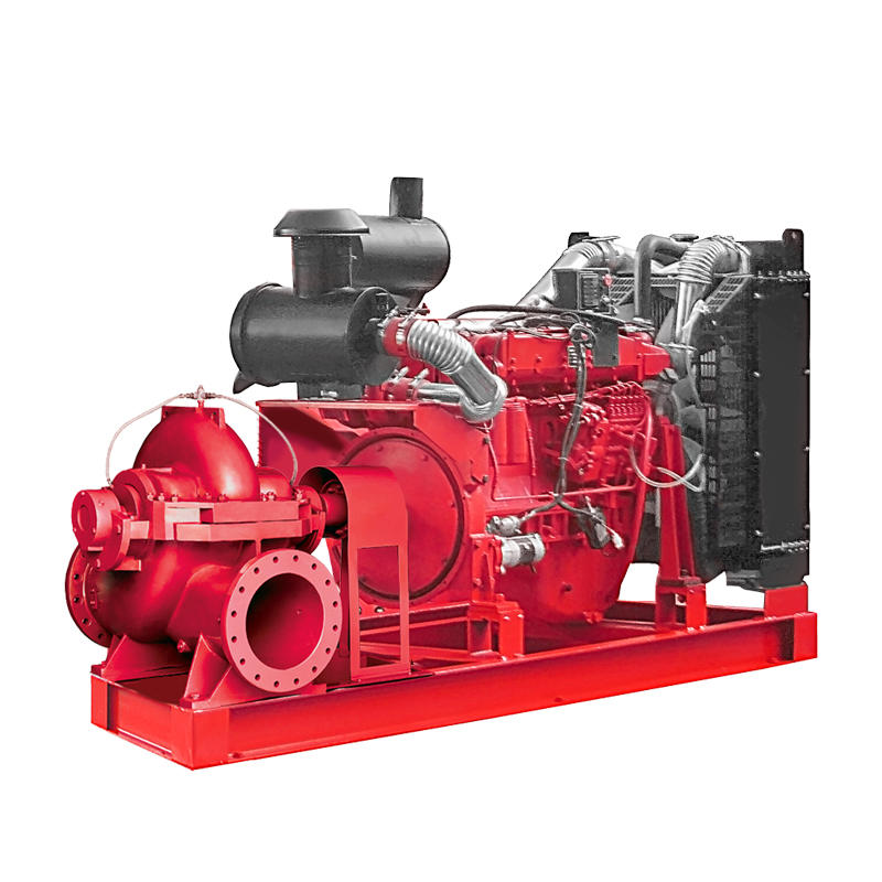 PSCD series horizontal diesel engine driven double suction split case fire pump