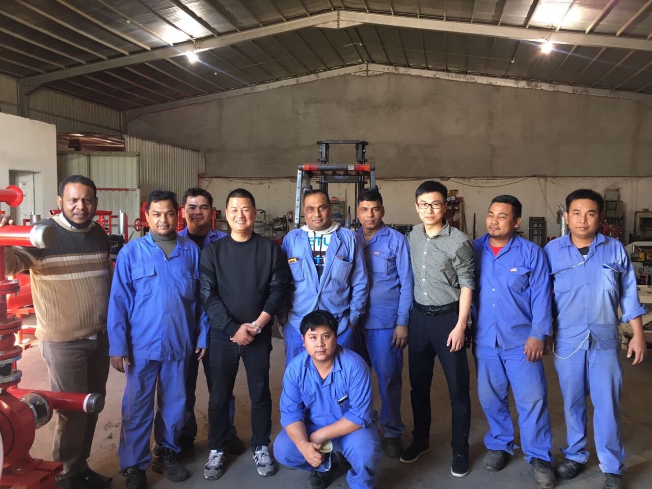 Successful Negotiation with Middle East fire equipment Corp