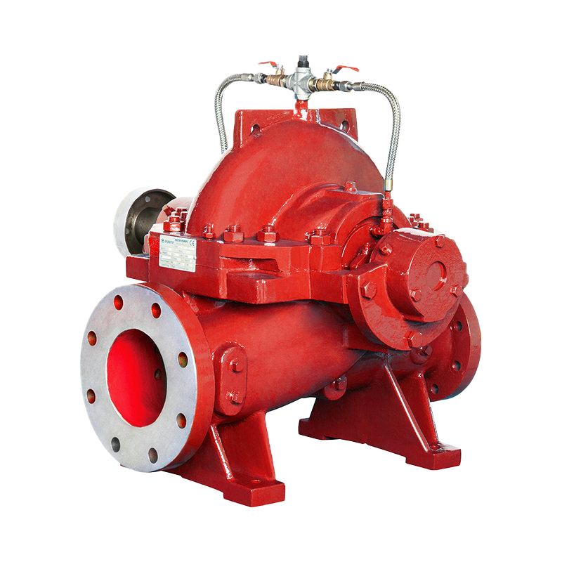 PSCF series horizontal split case double suction fire pump