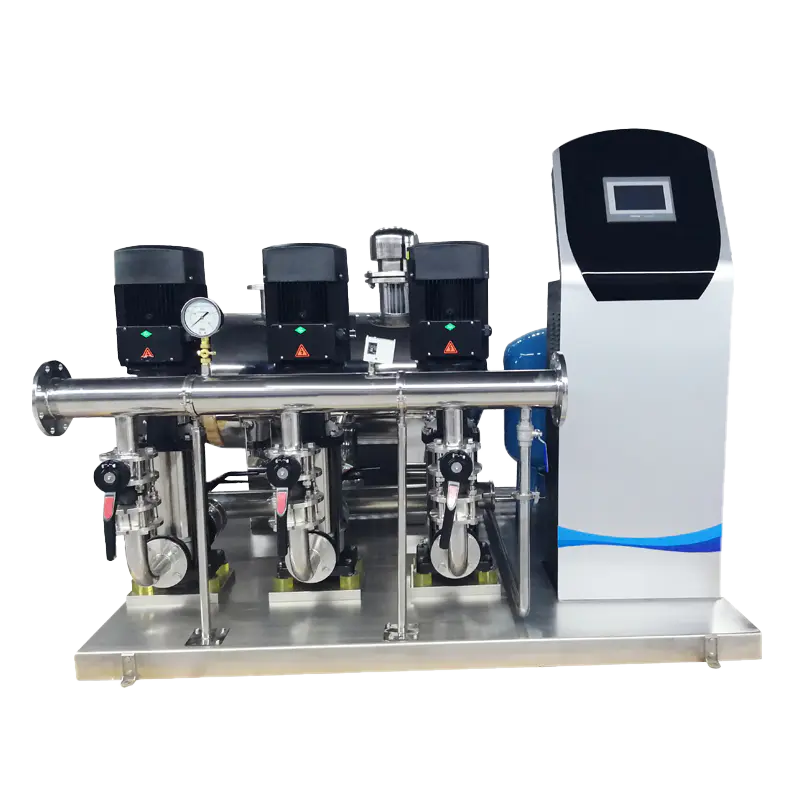 VFD PBWS series non-negative pressure with intelligent touch control cabinet water supply system