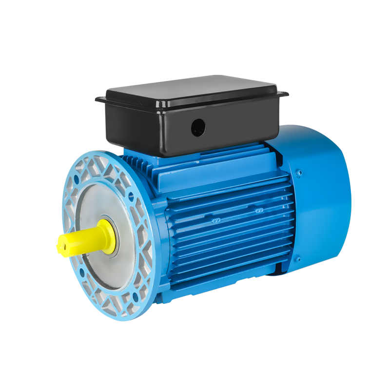 Square Shell Single Phase Double-Valve Capacitors Motor with Flange
