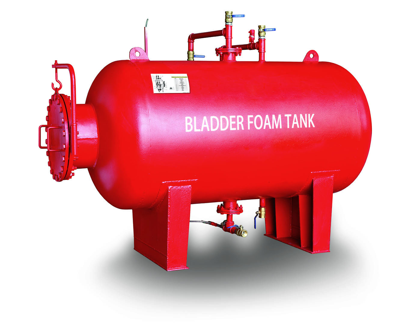 Horizontal Fire Fighting Foam Bladder Tank