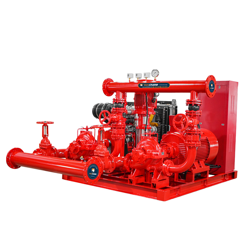 EDJ Double Suction Electric Fire Fighting System Manufacture