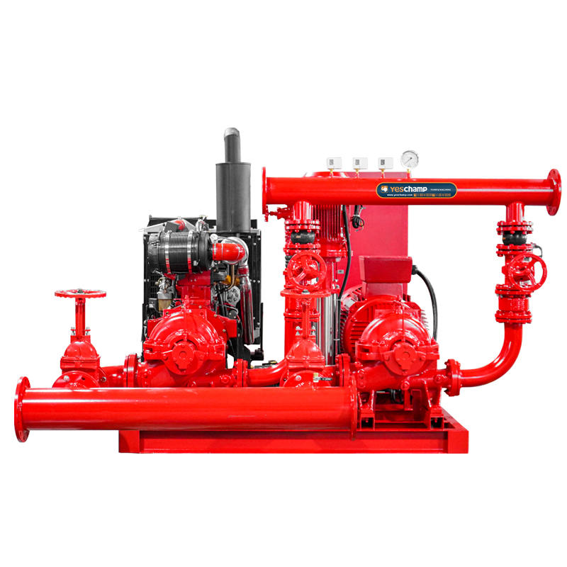 EDJ Double Suction Electric Fire Fighting System Manufacture