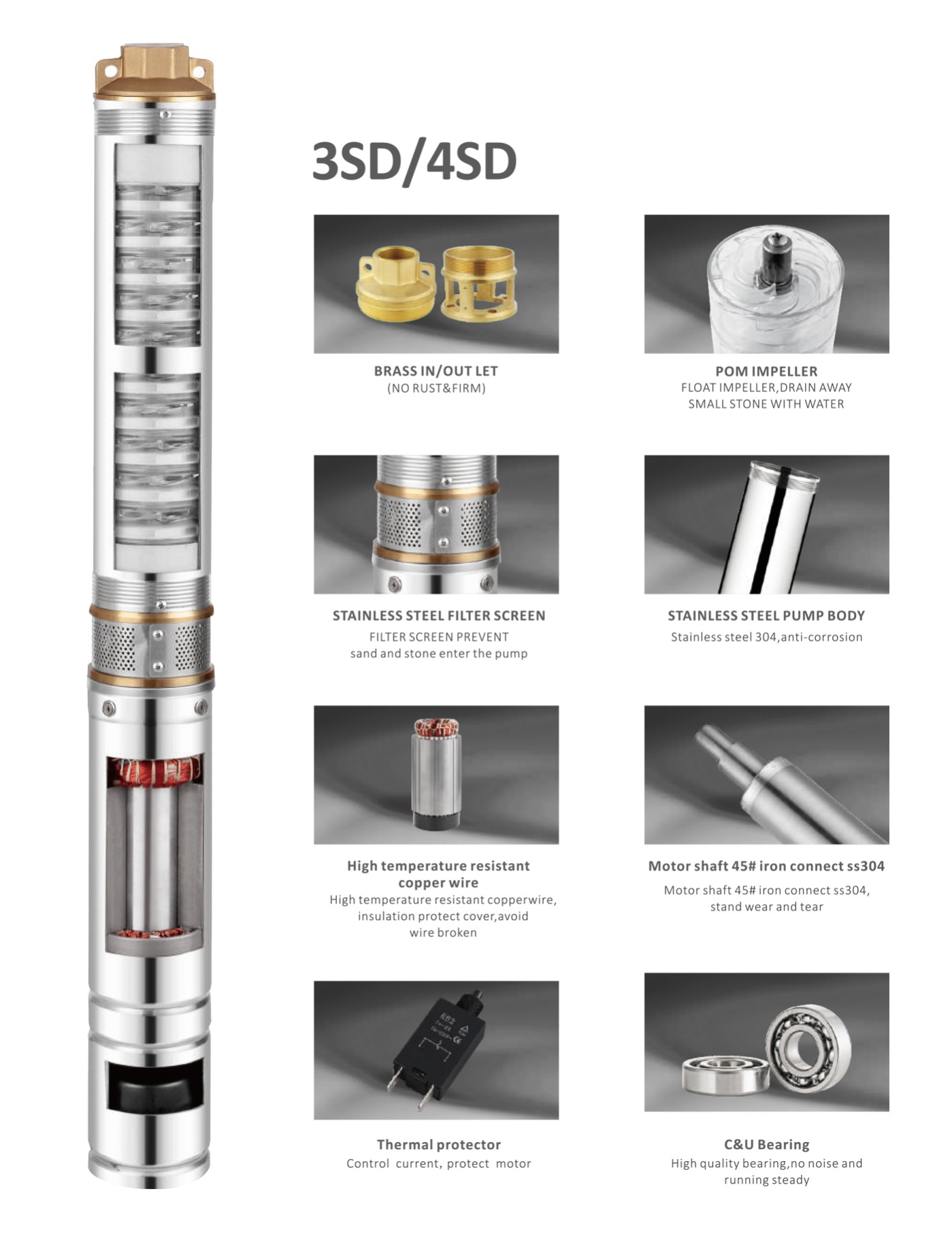 3SD deep well pump