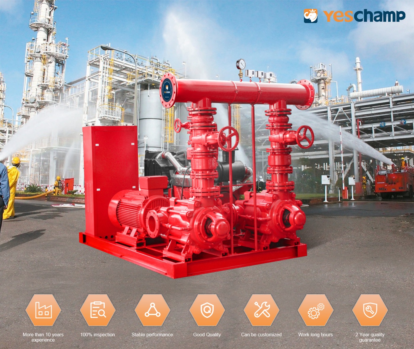 PEDJ fire pump set