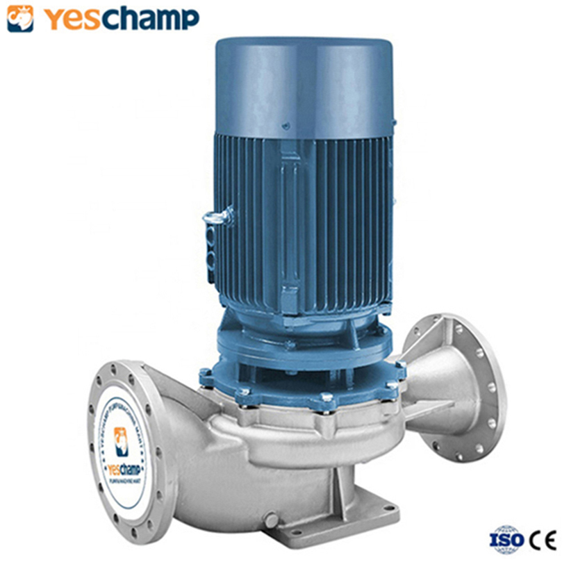 Stainless Steel Vertical Chemical Pipeline Pump 
