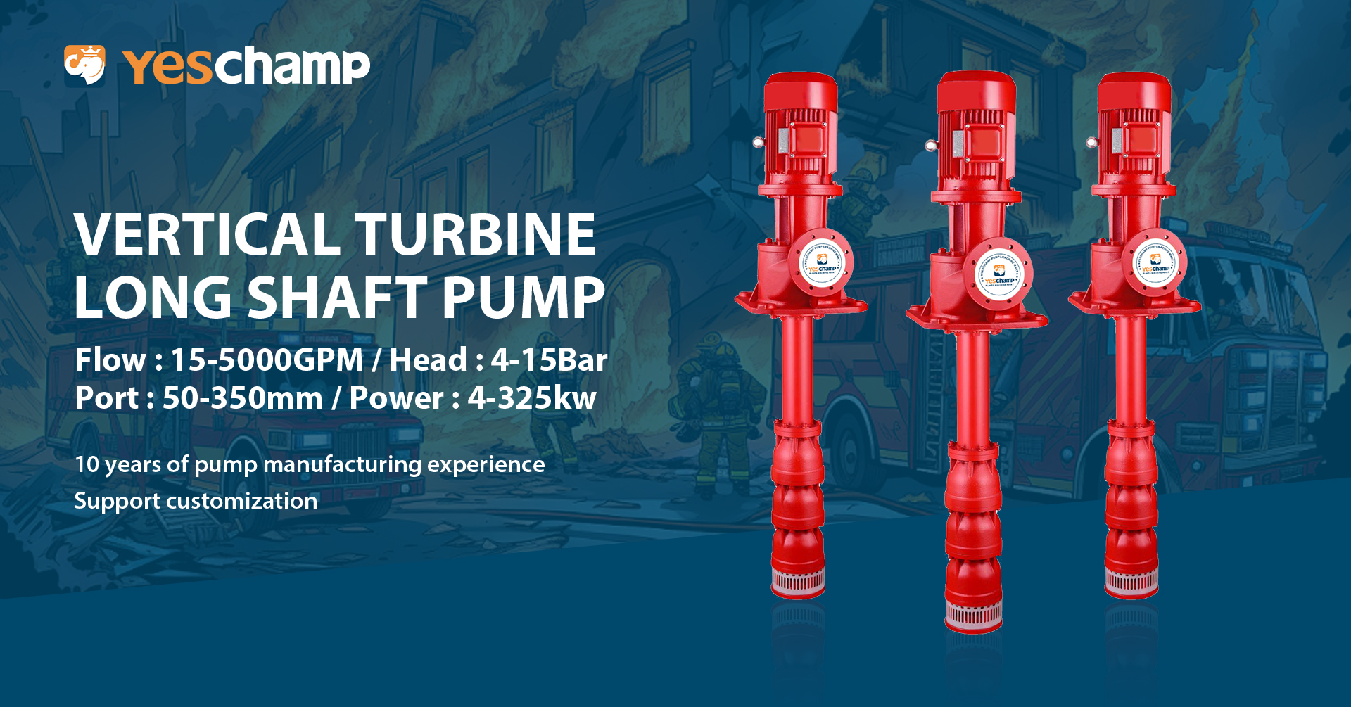 Turbine Fire Pumps: Reliable High-Pressure Water Supply for Fire Protection Systems