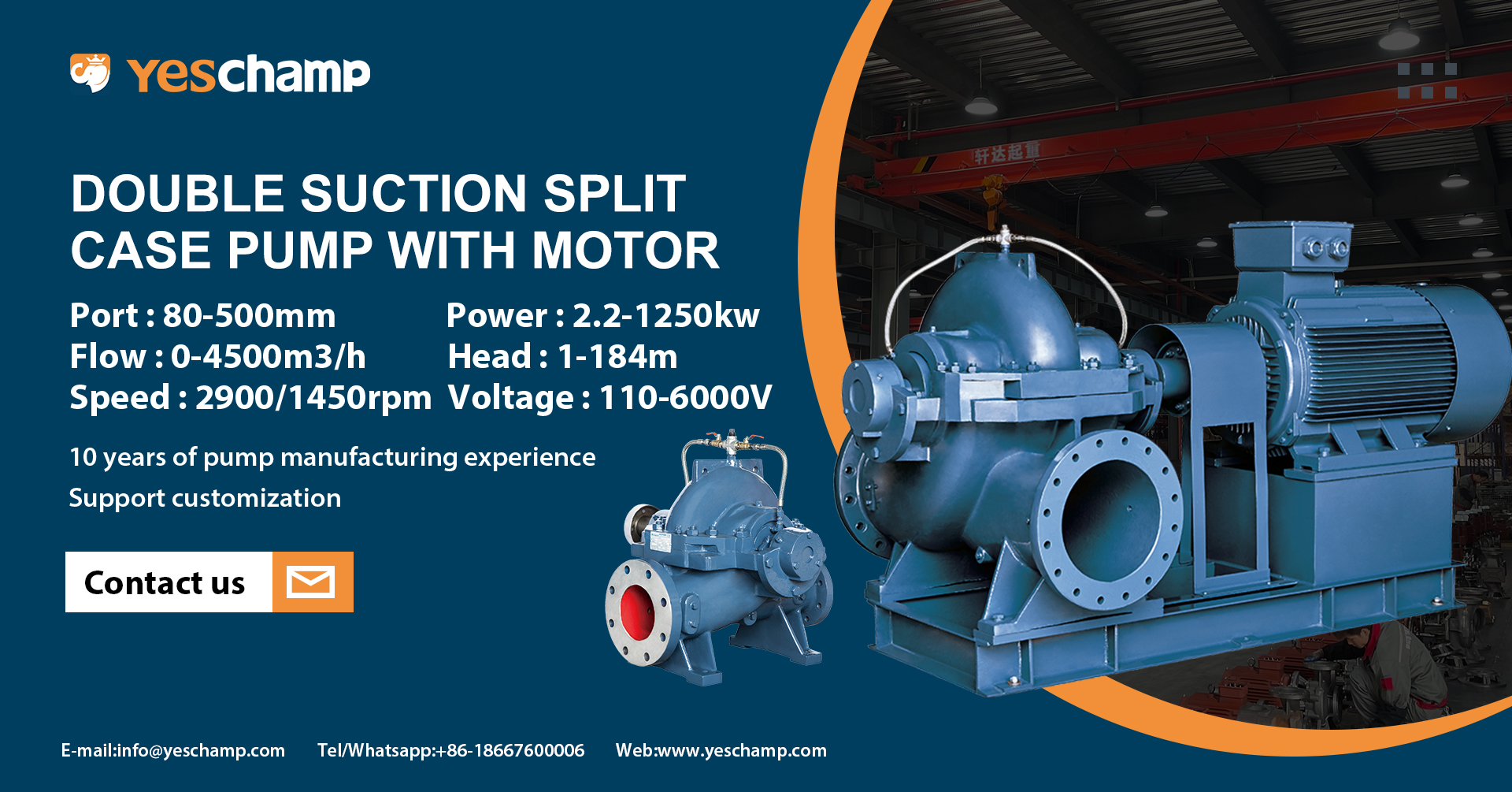 Split Case Double Suction Pump: High-Efficiency Solution for Industrial Water Management
